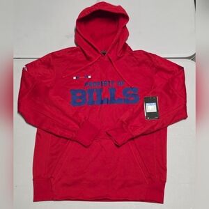 Nike Buffalo Bills red Sideline Performance hoodie